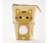 Trousse À Crayons D'école De Chat Mignon Pour Filles Et Garçons,Sac À Cartouche En Toile,Boîte À Stylos Kawaii Nairobi Orn,Kit De Pénal Coréen - Type Khaki