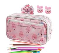 Trousse à Crayons Dessin Animé,Trousse à Crayons Dessin Animé | Sac stationnaire portable | Pochette à crayons de grande capacité, trousse à crayons pour , adolescents, étudiants, organisateur de cray