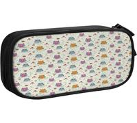 Trousse À Crayons Dessins D'homme Des Cavernes Culture Préhistorique, Grande Capacité Grande Pochette Porte-Stylo