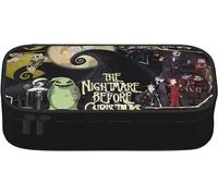 Trousse À Crayons Double Couche The Nightmare Before Christmas Pour Étudiant Et Adolescent