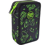 Trousse à crayons double Jumper 3 avec accessoires - Parfait pour les soirées jeux avec Coolpack Organisez vos ustensiles avec style et profitez d'une fonctionnalité totale
