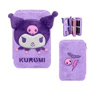 Trousse à crayons double - KIDS LICENSING - Hello Kitty Kuromi - violet - double compartiment - pour adulte