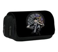 Trousse à Crayons Double Zipper Mercredi Addams Dami style C pour Enfant Garçon Fille