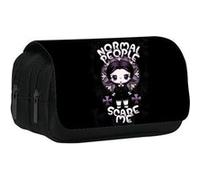 Trousse à Crayons Double Zipper Mercredi Addams Dami style E pour Enfant Garçon Fille