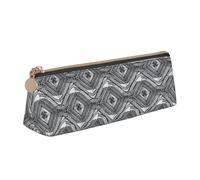 Trousse à crayons en cuir avec motif Tour Eiffel et monument de Paris français avec fermeture éclair - Pour garçons et filles - Cadeau de rentrée scolaire, blanc, Taille unique, Trousse de maquillage