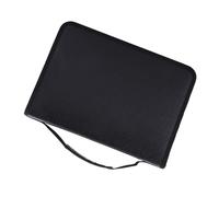 Trousse à Crayons en Cuir PU avec 150 Emplacements pour Usage Scolaire - Sac à Fermeture éclair de Grande capacité pour Organiser Les Crayons et Stylos (Black)