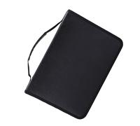 Trousse à Crayons en Cuir PU de Grande capacité, Organisateur pour Sac à Crayons d'art, étui à Stylos à Fermeture éclair à 150 Fentes pour Artistes et étudiants (Black)