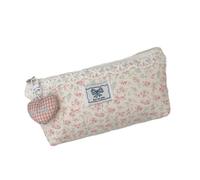 Trousse à crayons en dentelle florale de grande capacité pour gommes, règles, marqueurs, supports de rangement en dentelle florale, b