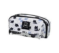 Trousse à Crayons en Forme de Chat Mignon - Boîte d'école spacieuse, étui de Rangement élégant pour Papeterie | Porte-Fournitures d'écriture Haute capacité, Sac Durable Motif Multi-Sections