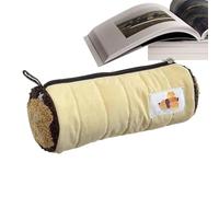 Trousse à crayons en forme de dessin animé, Trousse à crayons en forme de dessin animé | Trousse à crayons de grande capacité,Trousse multifonctionnelle pratique, étui élégant grand chapeau, jaune