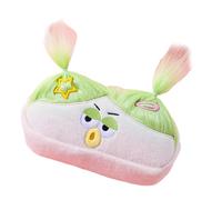 Trousse à crayons en peluche de dessin animé de grande capacité avec fermeture éclair pour garçons, filles, étudiants