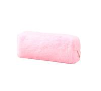 Trousse à crayons en peluche de grande capacité avec fermeture éclair - Organiseur de papeterie - Fournitures scolaires et de bureau - Kaki, rose, Fidèle à la description, comme description