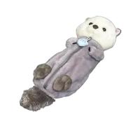 Trousse à crayons en peluche pour garçons, filles, adolescents, 27 cm, Loutre de mer., M, 32 x 32 cm