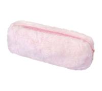 Trousse à crayons en peluche,trousse à crayons moelleuse pour filles, trousse à crayons souple,trousse à crayons en peluche(rose)