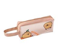 Trousse à crayons en polyuréthane résistant à l'eau avec poignée - Organiseur portable pour stylos - Sac de rangement de voyage pour enfants, b