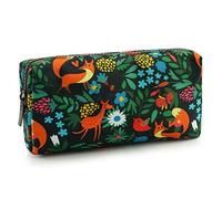 Trousse à crayons en tissu motif renard avec fermeture éclair, cadeau pour vos amis, motif renard roux