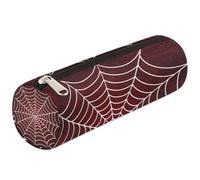 Trousse à crayons en toile d'araignée avec lumière rouge dégradée pour fournitures scolaires pour filles, garçons, adolescents, femmes