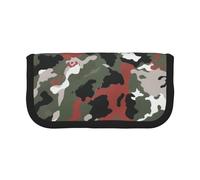 Trousse à crayons en toile imprimée camouflage, pochette spacieuse pour l'école, le bureau et les voyages, camouflage, Taille unique, Cartable