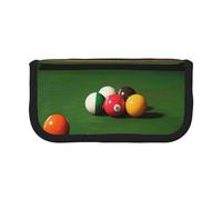 Trousse à crayons en toile imprimée camouflage, pochette spacieuse pour l'école, le bureau et les voyages, Billard., Taille unique, Cartable