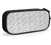 Trousse À Crayons En Toile Pour Étudiants Motif Gobs Of Deco Globs Vert 21 X 5,5 X 5 Cm