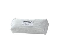 Trousse à Crayons en Velours côtelé avec Fermeture éclair - Trousse à Maquillage à Motif Requin, Fournitures Scolaires pour Filles, garçons, Gris Clair, Refer to Description, Unisexe