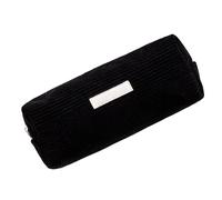 Trousse à crayons en velours côtelé - Grande trousse à crayons de grande capacité, trousse pour stylos de papeterie, Noir, Consulte la descripción, Voir description