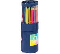 Trousse À Crayons Enroulable Safta - Benetton Cool - Pour Enfants De 5 À 14 Ans - Bleu - Synthétique