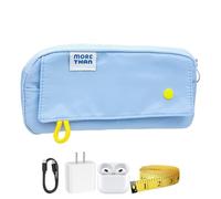 Trousse à Crayons esthétique - 21 x 8 x 10 cm - Rangement réutilisable avec Fermeture éclair - Grande capacité - pour, Fournitures Scolaires, Trousse d'écriture pour étudiants, Artistes