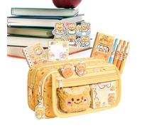 Trousse à Crayons esthétique Grande capacité de Rangement pour Fournitures | Trousse pour écoliers pour , filles, garçons, classe, maison, études, voyages, fêtes, rentrée des