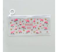 Trousse À Crayons Étanche En Pvc, 1 Pièce, Petites Fleurs Animaux, Sacs À Crayons Antistress, Jouets Éducatifs Pour Enfants, Outil De Dessin