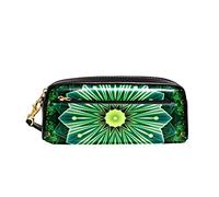 Trousse À Crayons Fleur Verte Éclaircie Papeterie Organisateur Grande Capacité Trousse Durable Sac Porte-Stylo pour Garçons Étudiants Adolescent