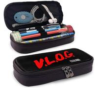 Trousse À Crayons Fonctionnelle, Grande Capacité, Trousse De Maquillage, Trousse Pour L'école, Le Bureau, Boîte Portable Dobrik&david's Vlog