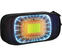 Trousse À Crayons Football Digital Aerial View Soccer, Grande Capacité Grande Pochette Porte-Stylo