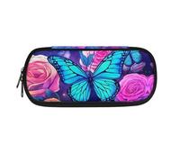 Trousse à crayons Galaxy Wolf pour garçons âgés de 8 à 12 ans - Grande capacité - Boîte à crayons pour enfants - Organisateur de fournitures scolaires - Papeterie - Bureau - Université - Voyage -