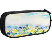 Trousse À Crayons Gerbera Flower Infinity Spiral, Grande Capacité Grande Pochette Porte-Stylo