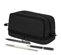 Trousse à crayons - Grand étui portable, pochette à stylos avec intérieur spacieux | Rangement pour école collégiale, papeterie d'étudiant, support de fournitures d'art, accessoire de bureau de voyage