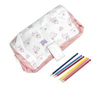 Trousse à crayons - Grande trousse à crayons - Organiseur de règle avec fermeture éclair pour journal, déplacement, marquage, voyage, peinture, prise de notes, , Refer to description, Unisexe