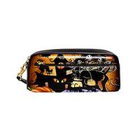 Trousse À Crayons Halloween : Un Bonbon Ou Un Sort Étui À Crayons Grande Capacité Trousse Scolaire Durable Sac À Crayons pour Étudiants Collège Adulte