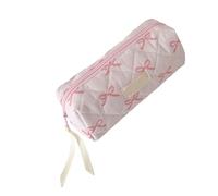 Trousse à crayons haute capacité avec nœud papillon - Organiseur de voyage pour maquillage - Pour femme et fille, a