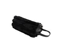 Trousse à crayons haute capacité avec poignée en peluche pour crayons, stylos, cosmétiques, voyage 20 x 10 cm, sac de rangement portable pour maquillage