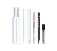 Trousse à crayons hexagonale, boîte de rangement multifonctionnelle pour crayons - Étui multifonction pour stylos,Boîte à crayons hexagonale pratique et robuste, organisateur de rangement élégant pour