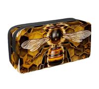 Trousse à crayons Hive Bee avec fermeture éclair, étanche, fournitures de bureau, organisateur de papeterie pour adolescents, filles, adultes, étudiants, multicolore, Taille unique, Trousse à crayons