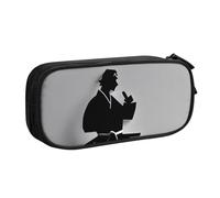 Trousse à crayons impressionnante avec imprimé karaté pour hommes, cosmétiques, outils artistiques, fournitures pour étudiants, enseignants, utilisation polyvalente, Noir , Taille unique, Ensemble