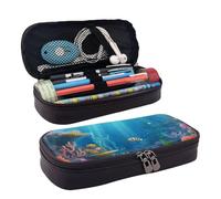 Trousse à crayons interstellaire Univers avec étoiles et galaxie avec fermeture éclair - Grande capacité - Trousse à crayons esthétique, trousse à crayons - Portable - Trousse de maquillage -