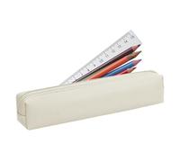 Trousse à crayons, jolie trousse en polyuréthane, trousse pour cosmétiques | Fermeture éclair, trousse pour papeterie, organiseur pour crayons, marqueurs, prend beaucoup de place. Accédez à vos outils