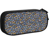 Trousse À Crayons Joueurs Ballon De Football Éclaboussures, Grande Capacité Grande Pochette Porte-Stylo