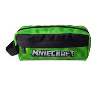 Trousse à crayons - KIDS LICENSING - Minecraft - Vert/Noir - Zippée - Polyester Noir