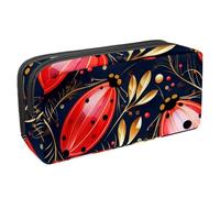 Trousse à crayons Lady Beetle J avec fermeture éclair, étanche, fournitures de bureau, organisateur de papeterie pour adolescentes, filles, adultes, étudiantes, multicolore, Taille unique, Trousse à