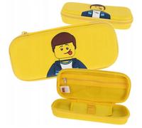 Trousse à crayons - LEGO - Pliante - Jaune - Fermeture zippée - Grand logo LEGO Man