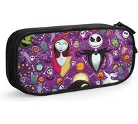 Trousse À Crayons L'étrange Noël De Monsieur Jack - Grande Capacité - Trousse De Rangement Pour Fournitures D'étudiants - Convient Pour Garçons Et Filles